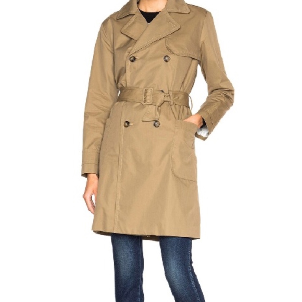 APC (Parisian brand) - St Germain Trenchcoat in Taupe, Fully lined.